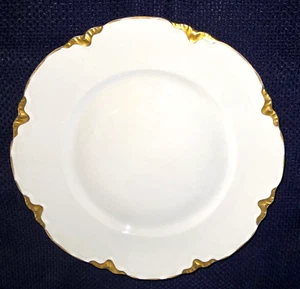 Hutschenreuther Porcelain Blenheim Dinner Plate Selb Germany Racine Gold 9 7/8" - Picture 1 of 5