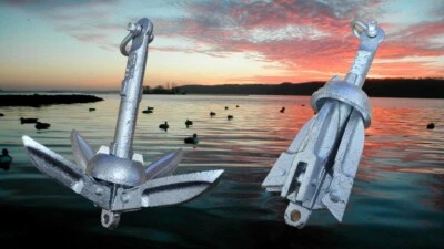 AVERY GREENHEAD GEAR Entenköder 2 x klappbare 1,5 Pfund (0,7 kg) Klappanker für Motherlines