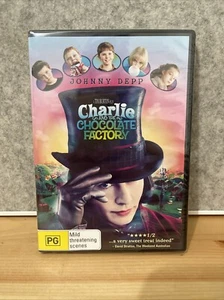 Charlie And The Chocolate Factory (DVD, 2006) Johnny Depp Brand New Region 4 - Picture 1 of 2