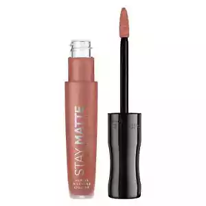 RIMMEL Stay Matte Liquid Lip Velvet Matte Lipstick, Full Cover *720 Moca* - Picture 1 of 11