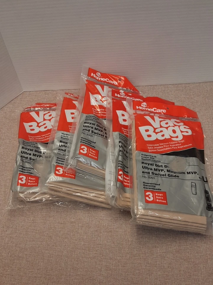 Vacuum Bags Home Care Type U  Royal Dirt Devil, Ultra / Magnum MVP Lot Of 5 - Image 1 of 4