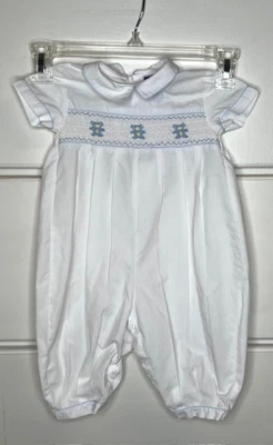 Mameluco Burbuja Bordado Calado Unisex 9m Boutiques Carriage Boutiques De Colección con Osos Foto 1 de 4