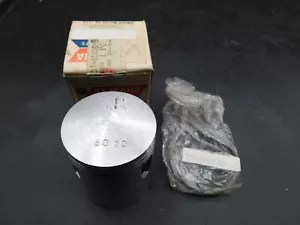 NOS OEM Piston & Rings, +.50, 2nd Over, 1967 1968 Yamaha YCS1 YCS1C 237-11636-00 - Picture 1 of 4
