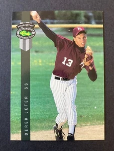 DEREK JETER N.Y. Yankees 1992 Classic Four Sport Rookie RC Card #231 - #W121122A - Picture 1 of 2