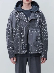 NEIGHBORHOOD BANDANA CHOPPED RIDERS Jacket / C-JK 221SPNH-JKM02 Men's S size - Picture 1 of 8