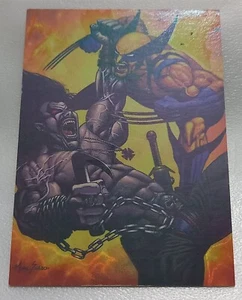 DC Vs Versus Marvel - 9/12 "Holo F/X" - Wolverine vs Lobo - Chase Card (C) - Picture 1 of 5