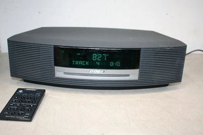 Bose Wave Music System AM/FM CD Player Clock Radio with Remote -Tested/Working - Image 1 of 4
