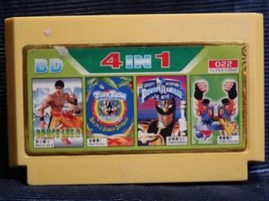 Power Rangers 2- Famiclone Famicom Pegasus Dendy 60 pin Nes 8 bit Game Cartridge - Picture 1 of 4