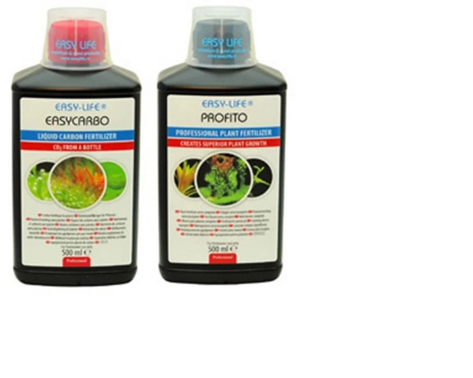 EASY LIFE 1000 ml EasyLife Carbo + 1000 ml Easy Profito plantas fertilizante acuarios comb