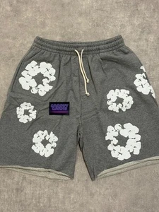 Denim Tears Grey Authentic Cotton Wreath Shorts - Different Sizes Available - Picture 1 of 4