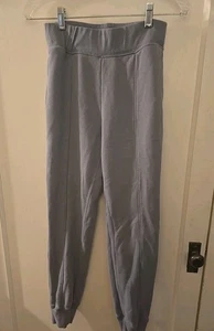 Abercrombie & Fitch Jogger Womens Small Light Blue Cotton BlendTaper Leg - Picture 1 of 5