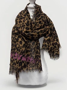 Louis Vuitton x Stephen Sprouse Pañuelo Estampado Leopardo Mezcla Cachemira y Seda - Imagen 1 de 4