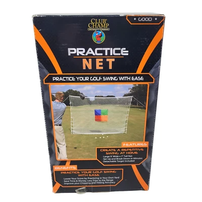 Red de práctica de golf Club Champ 9'x 7' bandera objetivo extraíble NUEVO Foto 1 de 4