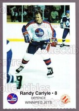 1985-86 Winnipeg Jets Police #4 Randy Carlyle