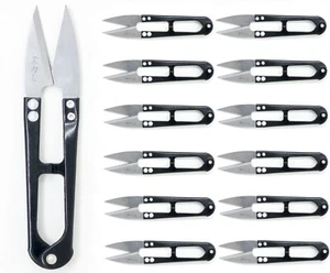 12 Pcs Metal Sewing Cutter Nippers Snips Tread Scissors Individually Packed - Picture 1 of 3