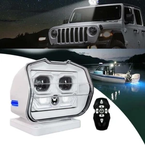 360° Drahtlose Auto Suche LED Suchscheinwerfer Fernbedienung Auto LKW Yacht Boot - Bild 1 von 11