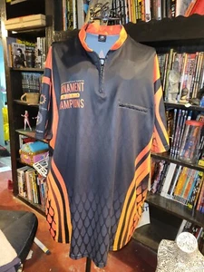 WORLD Dart Championships Shirt ORANGE Black Size 3XL 2017 - Picture 1 of 7