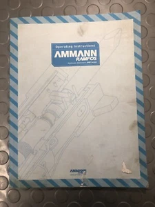 AMMANN RAMFOS OPERATING INSTRUCTIONS HYDRAULIC HAMMER AMB SERIES - Picture 1 of 1