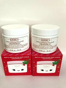 Lote de 2 exfoliantes corporales exfoliantes suaves KIEHL'S POMELO 2 OZ-NUEVO EN CAJA SELLADO - Imagen 1 de 2