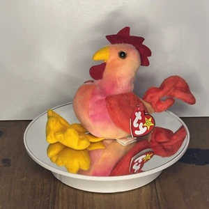 Ty Beanie Baby 1996 Strut The Rooster - NM With Tags - Picture 1 of 3