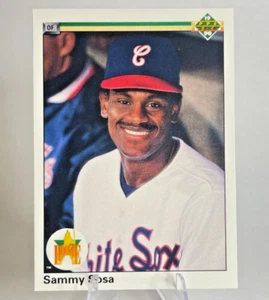 Tarjeta de novato 1990 Upper Deck Sammy Sosa #17 radiocontrol Chicago White Sox Cubs - Imagen 1 de 3