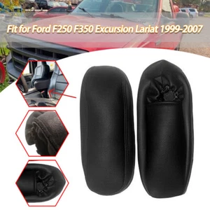 2pcs Leather&Foam Seat Armrest Cover Microfiber For Ford F250 F350 XTL 1999-2007 - Picture 1 of 4
