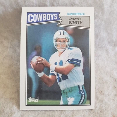 1987 Topps Danny White Card  - Image 1 of 4