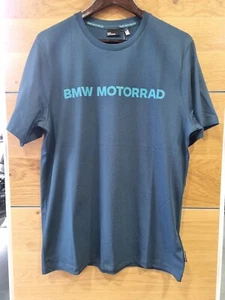 GENUINE BMW MOTORRAD MENS GREEN T-SHIRT SIZE - LARGE - Picture 1 of 2