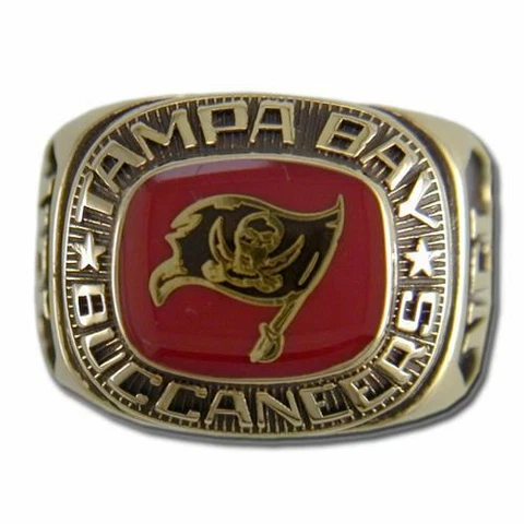 Tampa Bay Buccaneers Classic Goldplated NFL Ring Cover