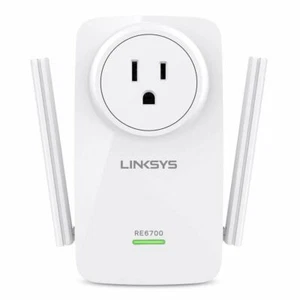 Linksys RE6700 AC1200 Amplify Dual-Band Wi-Fi Range Extender - Afbeelding 1 van 3