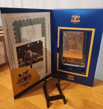 1995 Golden Legends Walter Johnson 22k Gold Plated Card ORIGINAL BOX