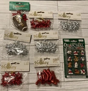 Riesiger Mix Posten Vintage Mini Baumschmuck Miniatur Neu in Packungen - Bild 1 von 10