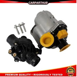 Electric Water Pump with Thermostat For 2009-14 BMW N54 N55 3.0L 135i 335i 535i - Foto 1 di 12