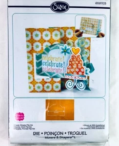 Sizzix tarjeta abatible álbum de recortes artesanal troquelado 658703 adorno formas troqueladas - Imagen 1 de 7