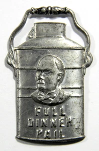 McKinley Full Dinner Pail Tin Shell Badge (07303) - Picture 1 of 4