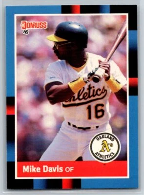 1988 Donruss #281b Mike Davis - Image 1 of 2