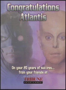 NIGHTMAN_/_EARTH: FINAL CONFLICT__Orig. 1998 Trade AD / poster__Atlantis_Tribune - Picture 1 of 1