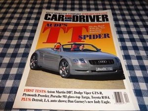 CAR AND DRIVER MAGAZINE APRIL 1996 AUDI TT SPIDER - Picture 1 of 1