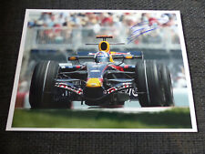 DAVID COULTHARD signed Autogramm auf 20x28 cm RED BULL Foto InPerson LOOK