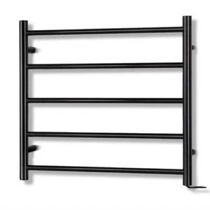 Devanti Electric Heated Towel Rail Rack 5 Bars Wall Mounted Clothes Dry Warmer - Picture 1 of 6