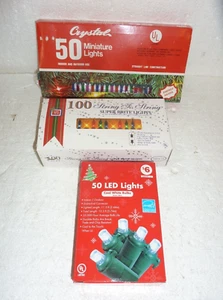 3 Boxes Vtg NOS Christmas Lights S-70 - Picture 1 of 4