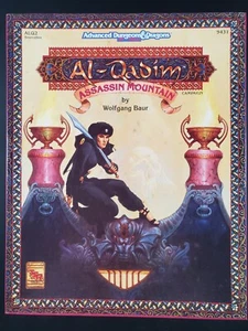 Al-Qadim Assassin Mountain Box ALQ2 9433 quasi nuovo Al-Qadim TSR AD&D D&D - Foto 1 di 7