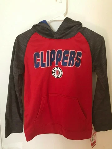 NEW Official NBA Los Angeles Clippers Boys' Medium Size 8/10 Sweatshirt Hoodie Cover