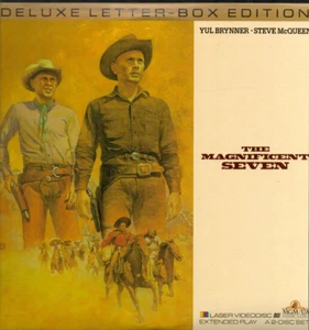 THE MAGNFICENT SEVEN Laser Disc 2-Disc Set Yul Brenner /McQueen - Picture 1 of 2