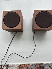 Ampex Model 414 Vintage Cube speakers tested works well 8 Ohm speakers. Tested