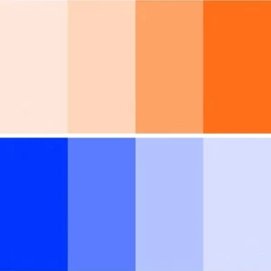 8Pcs 16X20 Inches Color Correction Gel Filter Orange Blue Photography Light Gel - Picture 1 of 18