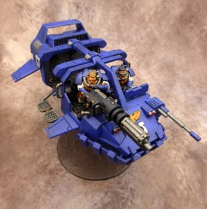 Warhammer 40k Space Marines Ultramarines Scout Landspeeder Storm Well Painted - Bild 1 von 5