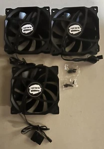 Uphere 3-Pack Long Life Computer Case Fan 120Mm Cooling Case Fan For Computer Ca - Picture 1 of 3