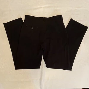 Chaps flat front boys pants, black, size 16 regular - Picture 1 of 3
