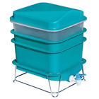 4-Tray Worm Factory Farm Compost Small Compact Bin Set